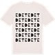 Vintage White t-shirt med Edet ordlek t-shirt