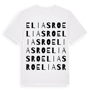 Eliasro ordlek t-shirt – ekologisk bomull t-shirt från Pinshirt