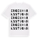 White t-shirt med Engelmarksstugan ordlek t-shirt