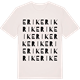Vintage White t-shirt med Erik ordlek t-shirt