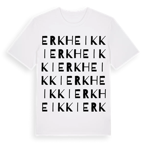 Erkheikki ordlek t-shirt – ekologisk bomull t-shirt från Pinshirt