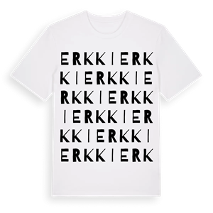 Erkki ordlek t-shirt – ekologisk bomull t-shirt från Pinshirt