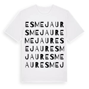 Esmejaur ordlek t-shirt – ekologisk bomull t-shirt från Pinshirt