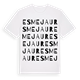 Esmejaur ordlek t-shirt