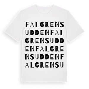 Falgrensudden ordlek t-shirt – ekologisk bomull t-shirt från Pinshirt