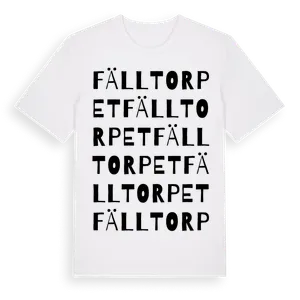 Fälltorpet ordlek t-shirt – ekologisk bomull t-shirt från Pinshirt