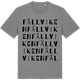 Mid Heather Gray t-shirt med Fällviken ordlek t-shirt