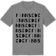 Mid Heather Gray t-shirt med Finnsede ordlek t-shirt