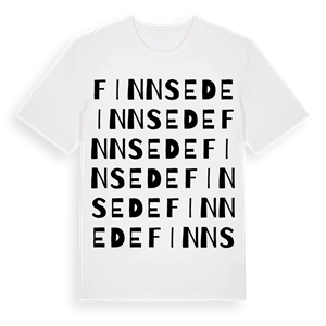 Finnsede ordlek t-shirt – ekologisk bomull t-shirt från Pinshirt