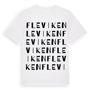 Fleviken ordlek t-shirt – ekologisk bomull t-shirt från Pinshirt