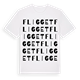 Fligget ordlek t-shirt