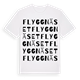 Flyggnäset ordlek t-shirt