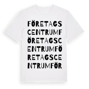 Företagscentrum ordlek t-shirt – ekologisk bomull t-shirt från Pinshirt