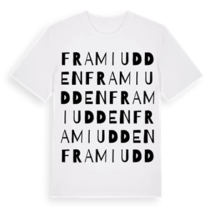 Framiudden ordlek t-shirt – ekologisk bomull t-shirt från Pinshirt
