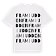 Framiudden ordlek t-shirt