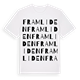 Framliden ordlek t-shirt