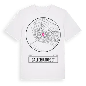 Galleriatorget t-shirt – ekologisk bomull t-shirt från Pinshirt
