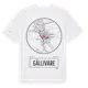White t-shirt med Gällivare t-shirt