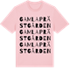 Pink Cotton t-shirt med Gamla Prästgården ordlek t-shirt