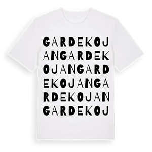 Gardekojan ordlek t-shirt – ekologisk bomull t-shirt från Pinshirt