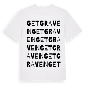 Getgraven ordlek t-shirt – ekologisk bomull t-shirt från Pinshirt