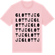 Pink Cotton t-shirt med Glottje ordlek t-shirt