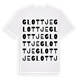 Glottje ordlek t-shirt