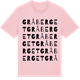 Pink Cotton t-shirt med Gråberget ordlek t-shirt