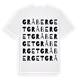White t-shirt med Gråberget ordlek t-shirt