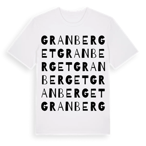 Granberget ordlek t-shirt – ekologisk bomull t-shirt från Pinshirt
