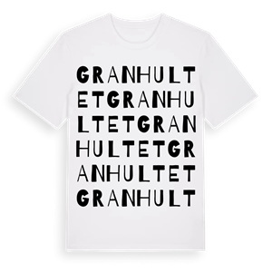 Granhultet ordlek t-shirt – ekologisk bomull t-shirt från Pinshirt