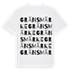 Gränsmärke ordlek t-shirt