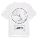 White t-shirt med Granvik t-shirt