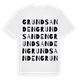 Grundsanden ordlek t-shirt