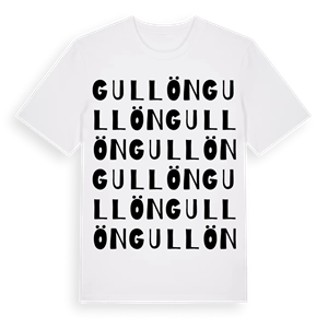 Gullön ordlek t-shirt – ekologisk bomull t-shirt från Pinshirt