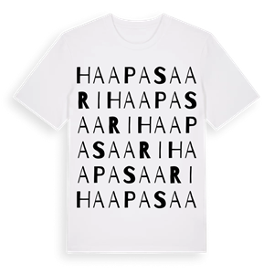 Haapasaari ordlek t-shirt – ekologisk bomull t-shirt från Pinshirt