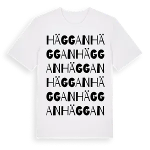 Häggan ordlek t-shirt – ekologisk bomull t-shirt från Pinshirt