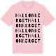Pink Cotton t-shirt med Hallonberget ordlek t-shirt
