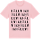 Pink Cotton t-shirt med Hällvik ordlek t-shirt