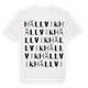 White t-shirt med Hällvik ordlek t-shirt