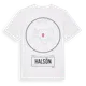 White t-shirt med Halsön t-shirt