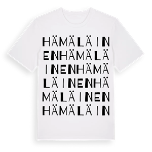 Hämäläinen ordlek t-shirt – ekologisk bomull t-shirt från Pinshirt