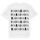 White t-shirt med Hamara ordlek t-shirt
