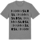 Mid Heather Gray t-shirt med Hammaskoski ordlek t-shirt