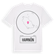 White t-shirt med Hamnön t-shirt