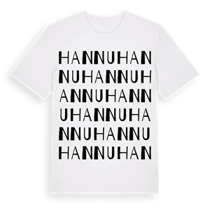 Hannu ordlek t-shirt – ekologisk bomull t-shirt från Pinshirt