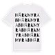 White t-shirt med Härkmyran ordlek t-shirt