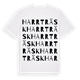 Harrträsk ordlek t-shirt