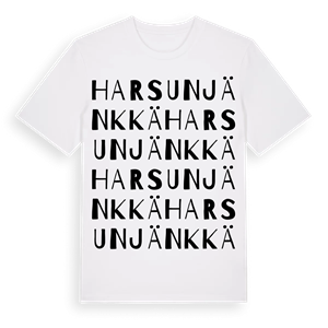 Harsunjänkkä ordlek t-shirt – ekologisk bomull t-shirt från Pinshirt