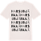 Vintage White t-shirt med Harsunjänkkä ordlek t-shirt